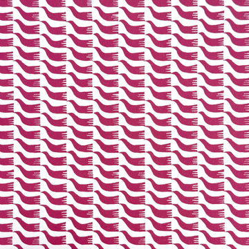 CAMBRIDGE IMPRINT SMALL WRAPPING PAPER | BIRDS | FUCHSIA