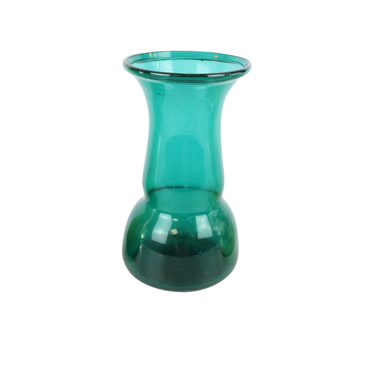 CARNIVAL OF COLOURS RECYCLED GLASS BOTTLE VASE | BOTANIC GREEN