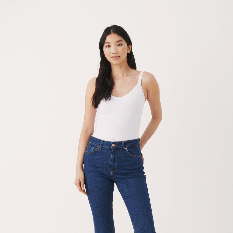 PART TWO HYDDA VEST TOP | WHITE S|M