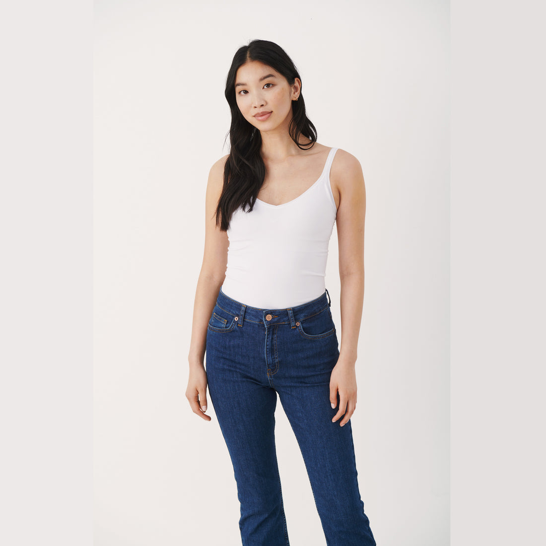 PART TWO HYDDA VEST TOP | WHITE S|M