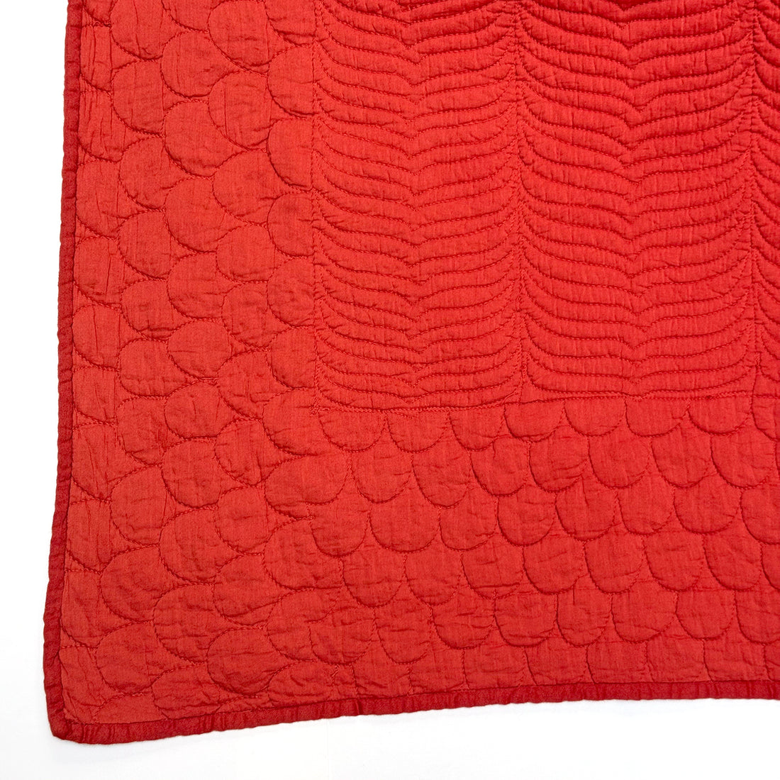 KINGSIZE QUILTED THROW | BURNT ORANGE
