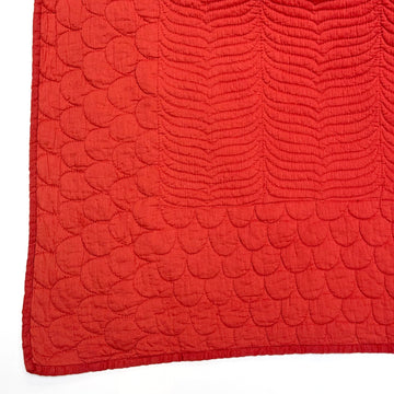 KINGSIZE QUILTED THROW | BURNT ORANGE