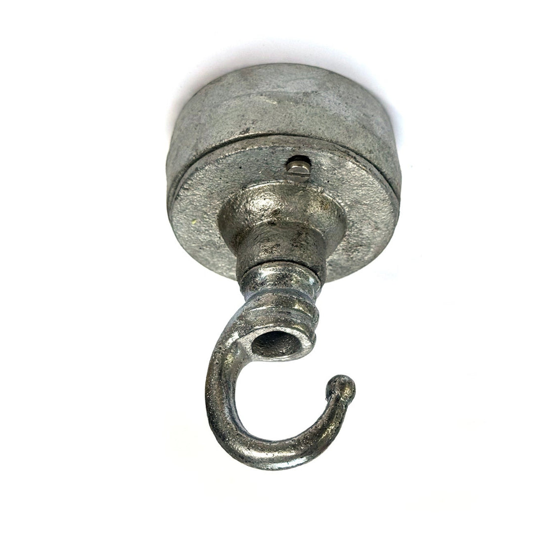 INDUSTRIAL GALVANISED CEILING ROSE WITH HOOK