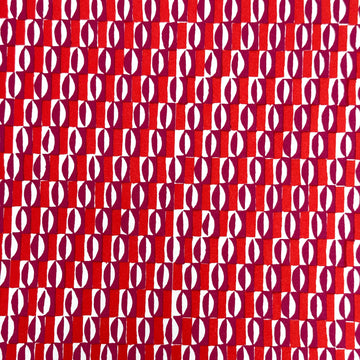 CAMBRIDGE IMPRINT SMALL WRAPPING PAPER | CUTOUT | RED & FUCHSIA