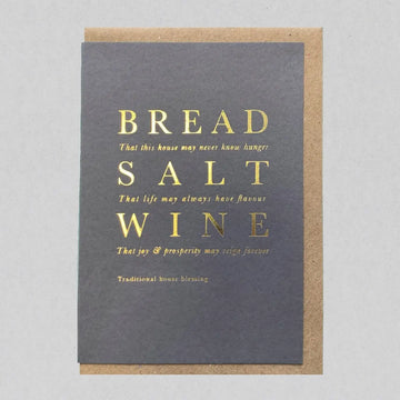 CARD | BREAD, SALT, WINE