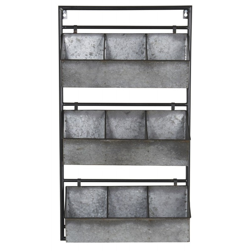 DISPLAY RACK WITH 9 BOXES