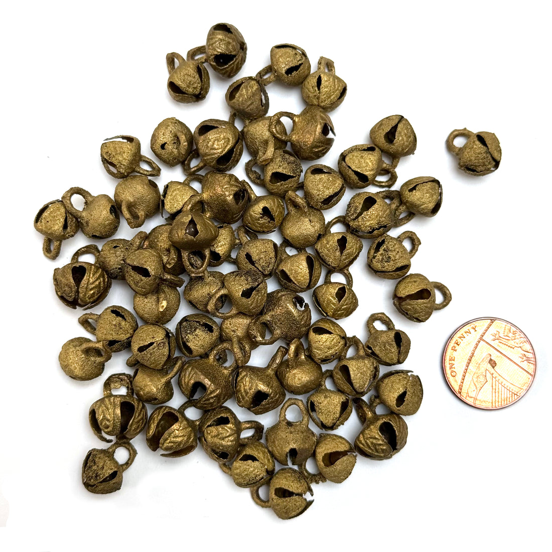 VINTAGE GHUNGROO BRASS BELLS | 20 MEDIUM