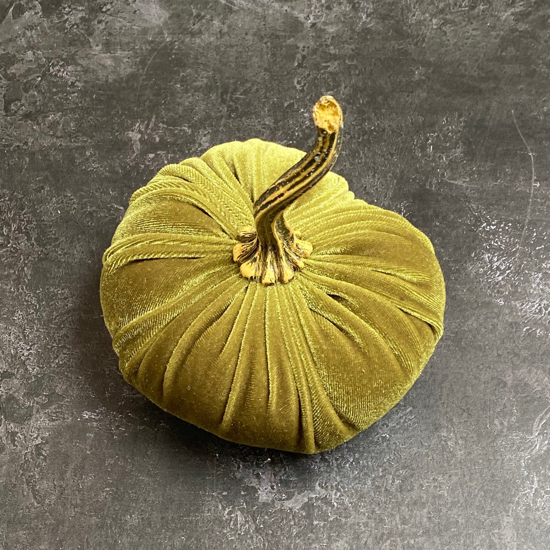 XSMALL VELVET DECORATIVE PUMPKIN