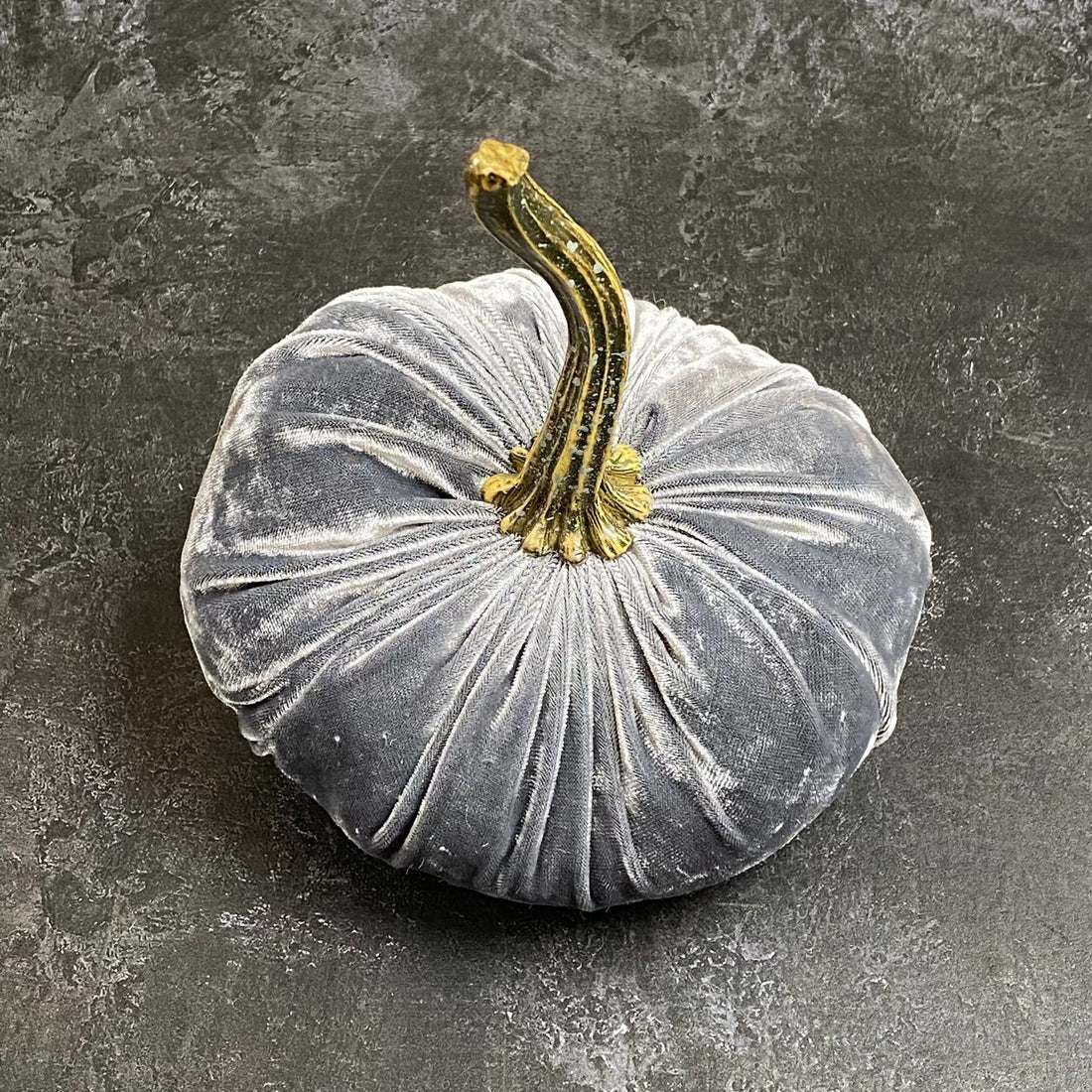 XSMALL VELVET DECORATIVE PUMPKIN