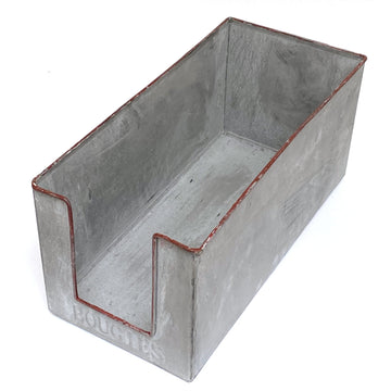 ZINC DINNER CANDLE BOX FOR DISPLAY OR STORAGE