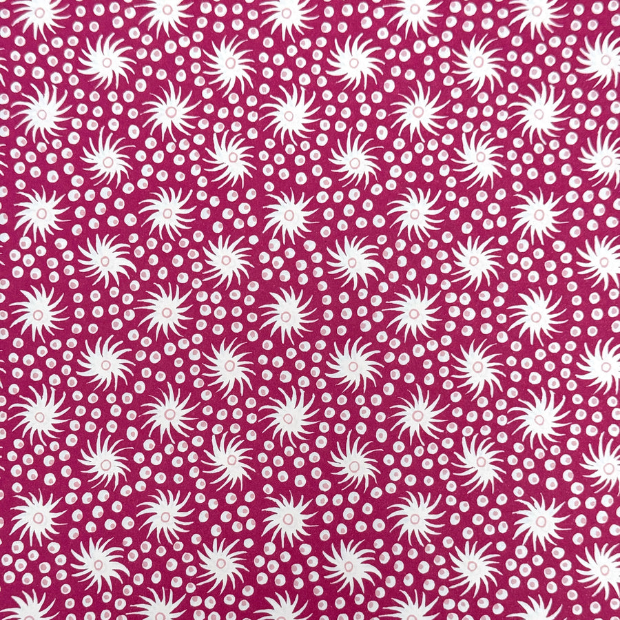 CAMBRIDGE IMPRINT SMALL WRAPPING PAPER | MILKY WAY | FUCHSIA