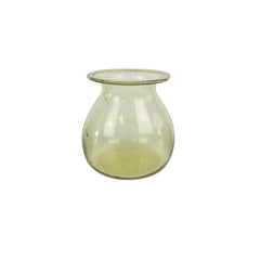 CARNIVAL OF COLOURS RECYCLED GLASS VASE | PALE AMBER
