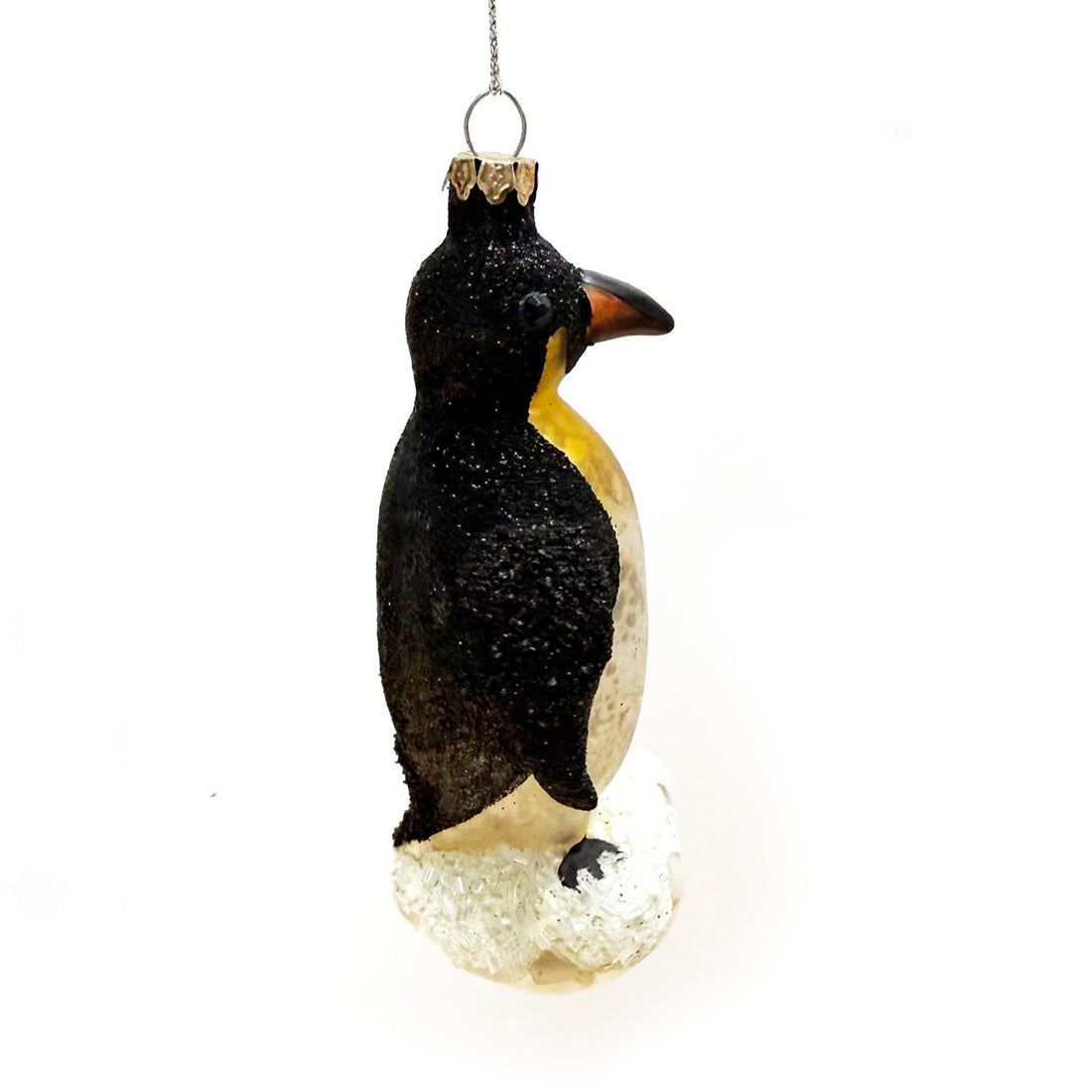PENGUIN GLASS BAUBLE DECORATION