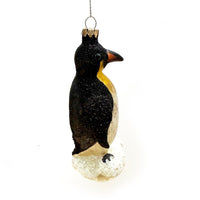 PENGUIN GLASS BAUBLE DECORATION