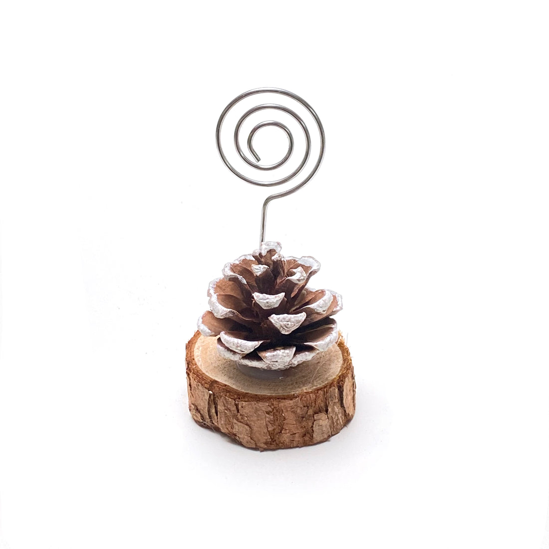 SET 4 PINECONE PLACECARD HOLDERS