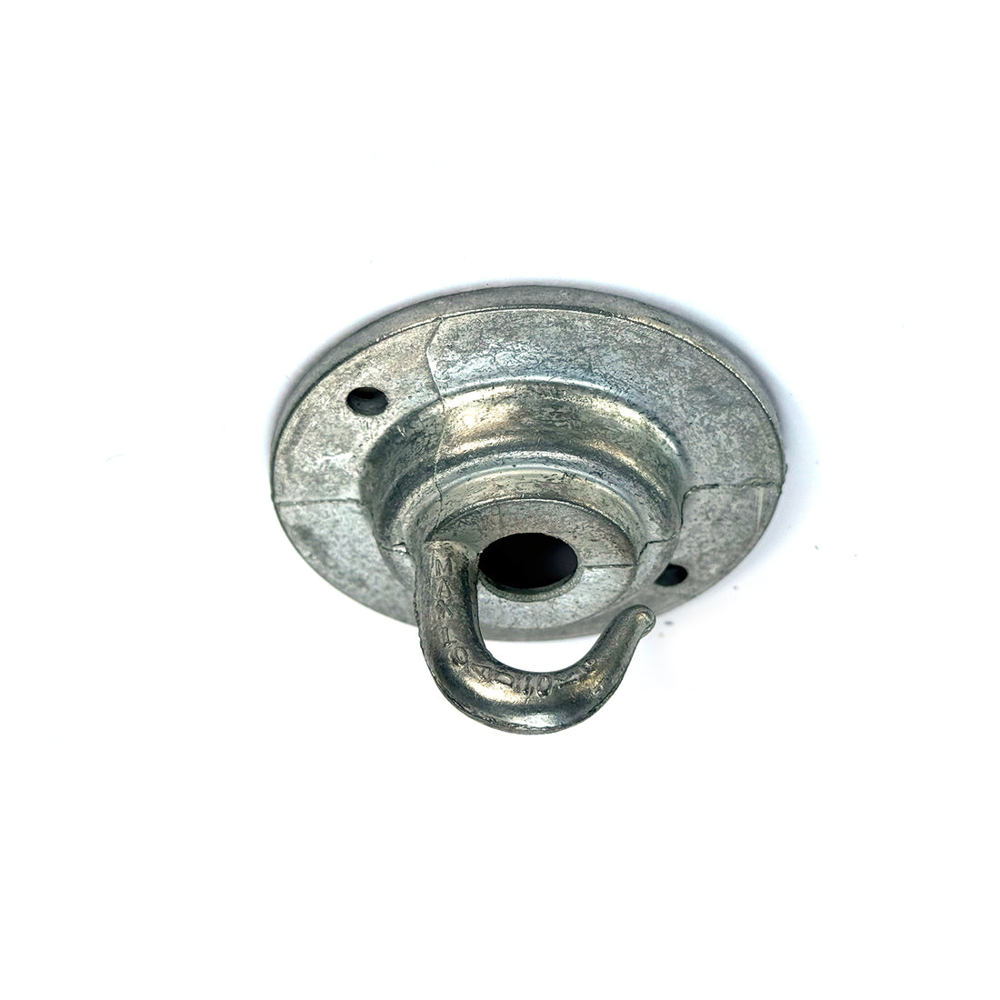 INDUSTRIAL GALVANISED CEILING ROSE WITH HOOK