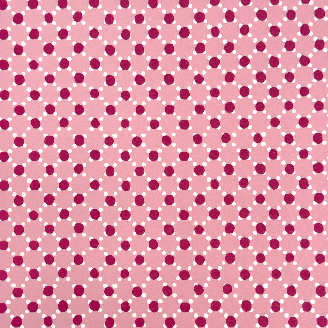 CAMBRIDGE IMPRINT SMALL WRAPPING PAPER | TRELLIS | PINK