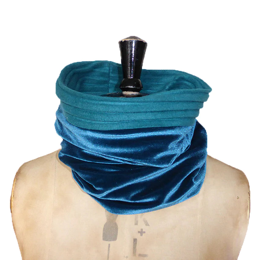 VELVET SNOOD NECKWARMER