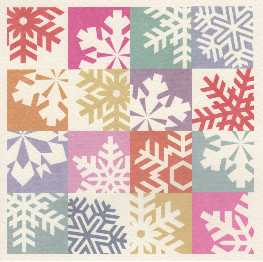 PACK 5 CARDS | WINTER SNOWFLAKES
