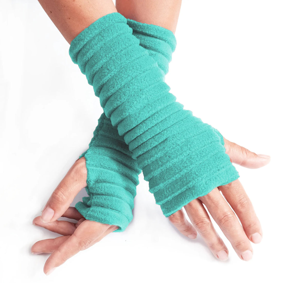 PLEATED 'WRISTEES' WRISTWARMERS