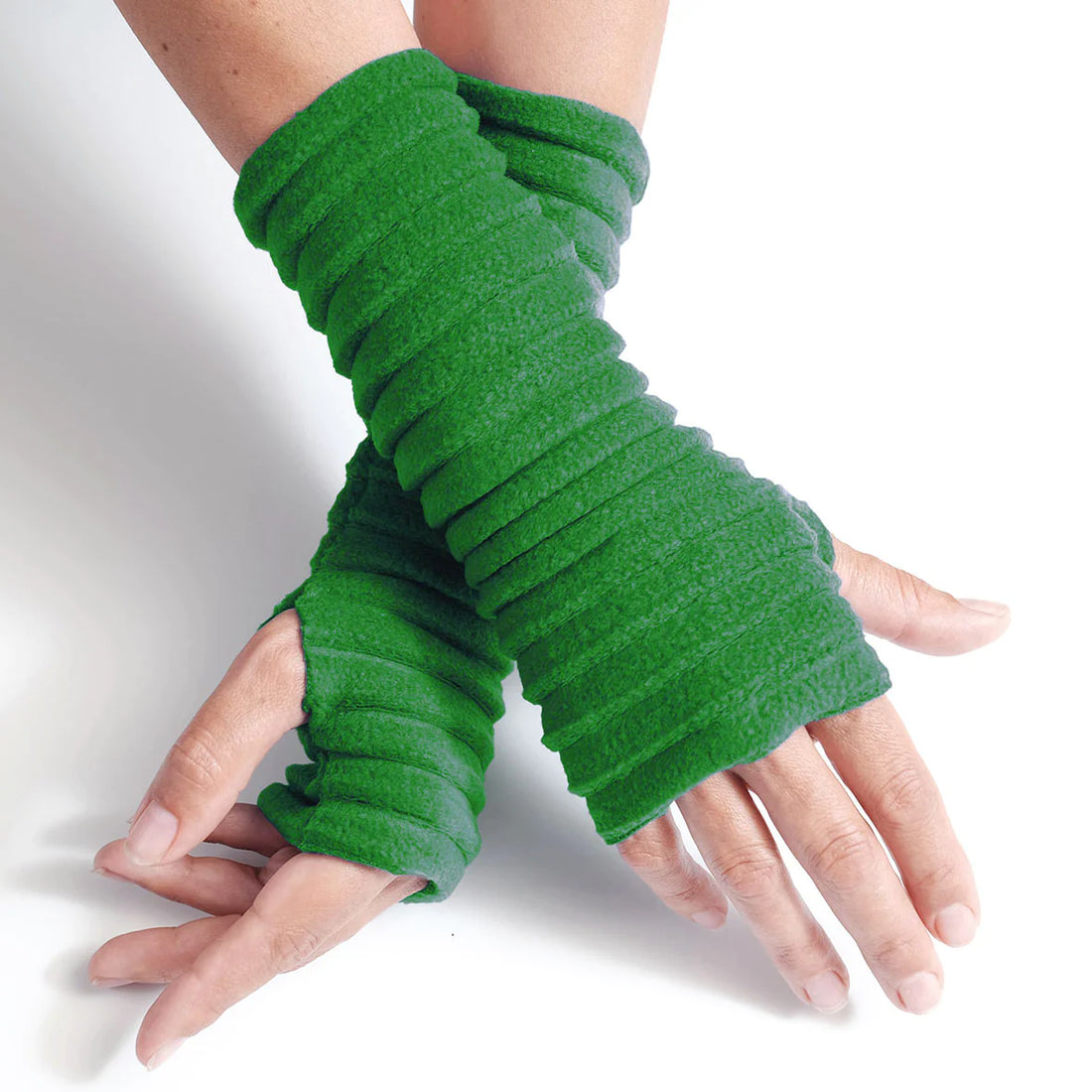 PLEATED 'WRISTEES' WRISTWARMERS