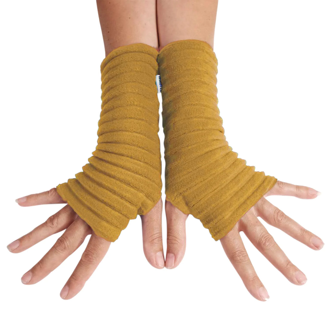 PLEATED 'WRISTEES' WRISTWARMERS