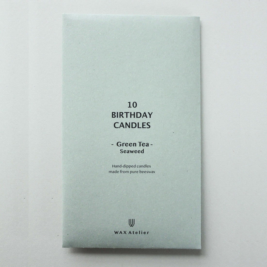 10 BEESWAX BIRTHDAY CANDLES | SEAWEED