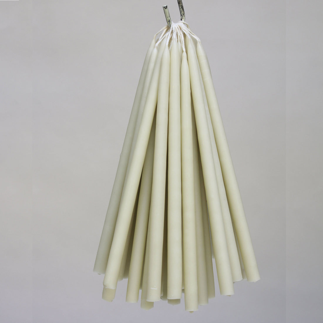 6 SLIM TAPERED BEESWAX CANDLES | MOTHER'S MILK