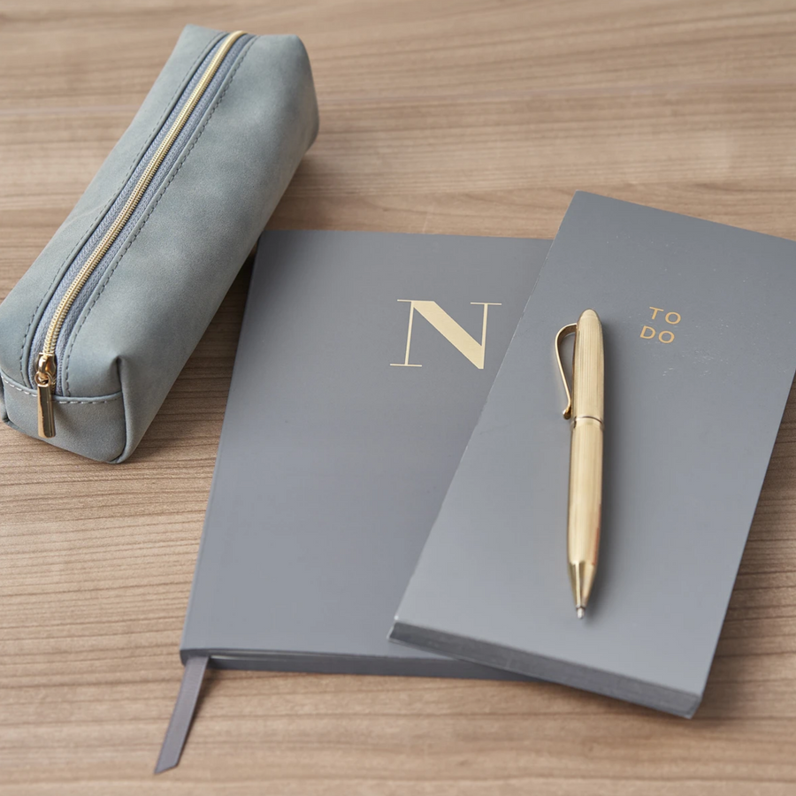 MONOGRAM A5 NOTEBOOK | GRANITE