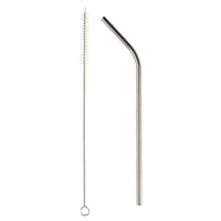 STAINLESS STEEL STRAW | PACK 6 WITH BRUSH