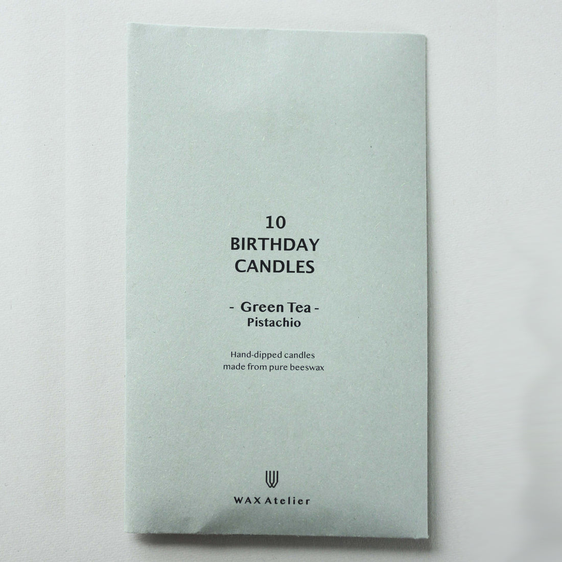 10 BEESWAX BIRTHDAY CANDLES | PISTACHIO