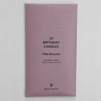 10 BEESWAX BIRTHDAY CANDLES | PINK BLOSSOM