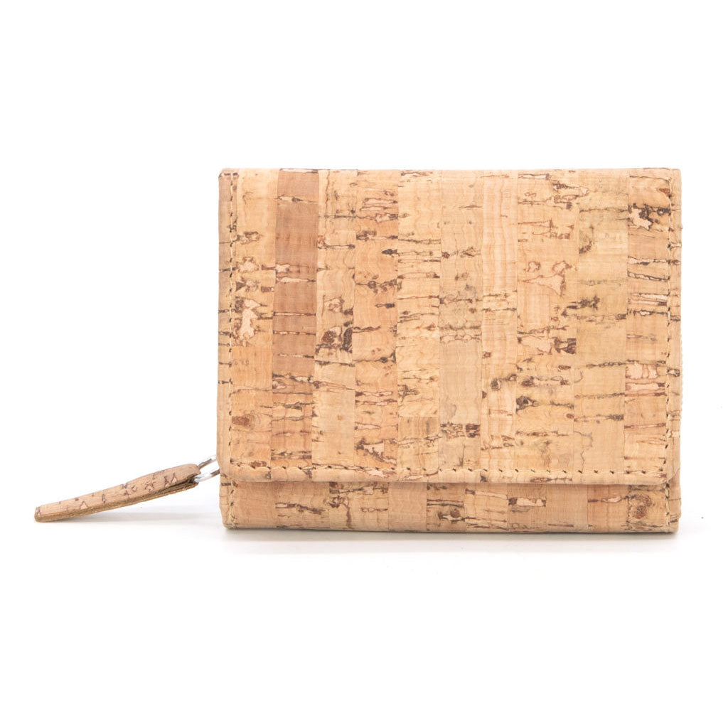ECO RECYCLED CORK LADIES WALLET PURSE | SMALL