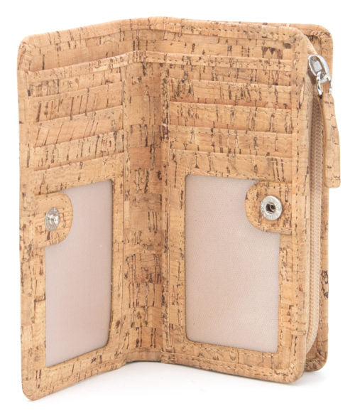 ECO RECYCLED CORK LADIES WALLET PURSE