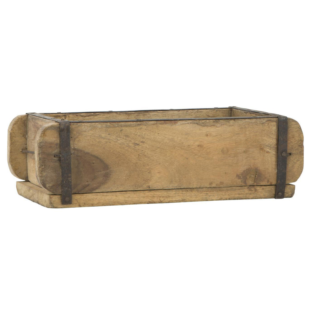 VINTAGE WOODEN BRICK BOX MOULD