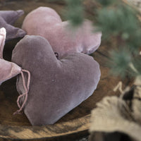 VELVET HEART ORNAMENT