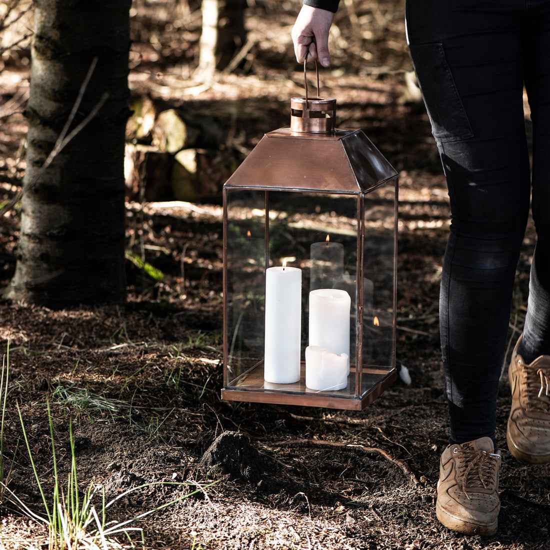 LARGE COPPER LANTERN