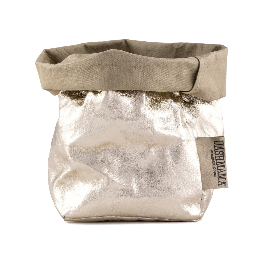 UASHMAMA PAPER BAG SMALL METALLIC