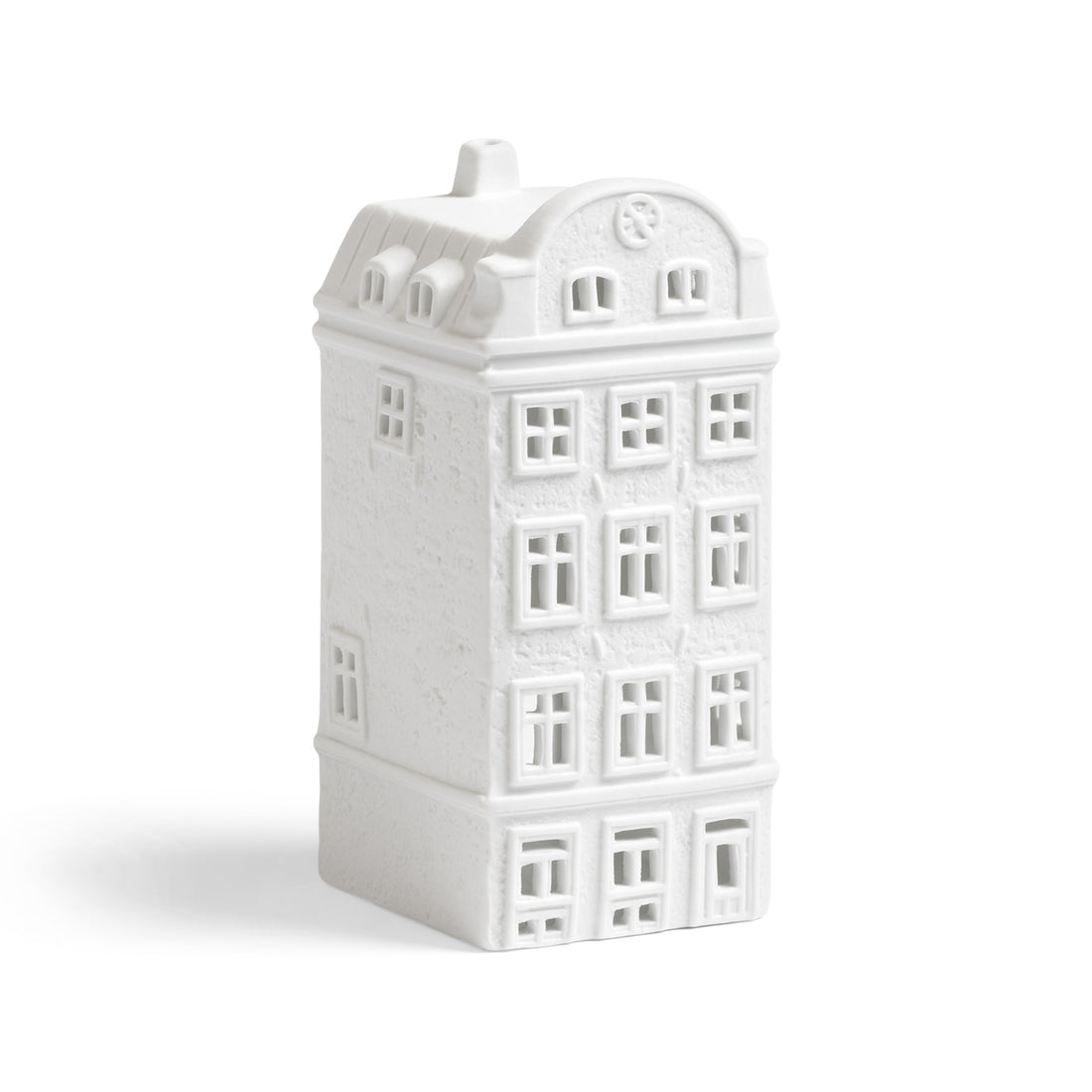 WHITE STOCKHOLM HOUSE TEALIGHT HOLDER | STORTORGET No.22