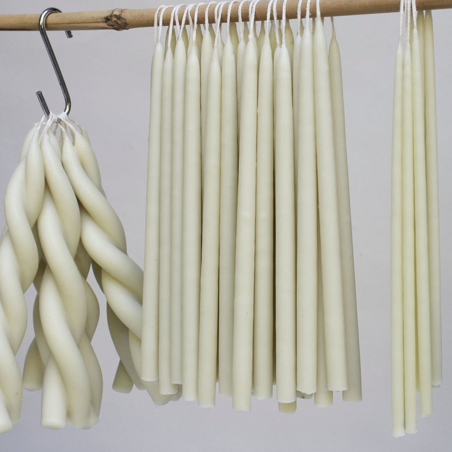 HAND TWISTED BEESWAX CANDLE | MOTHER'S MILK