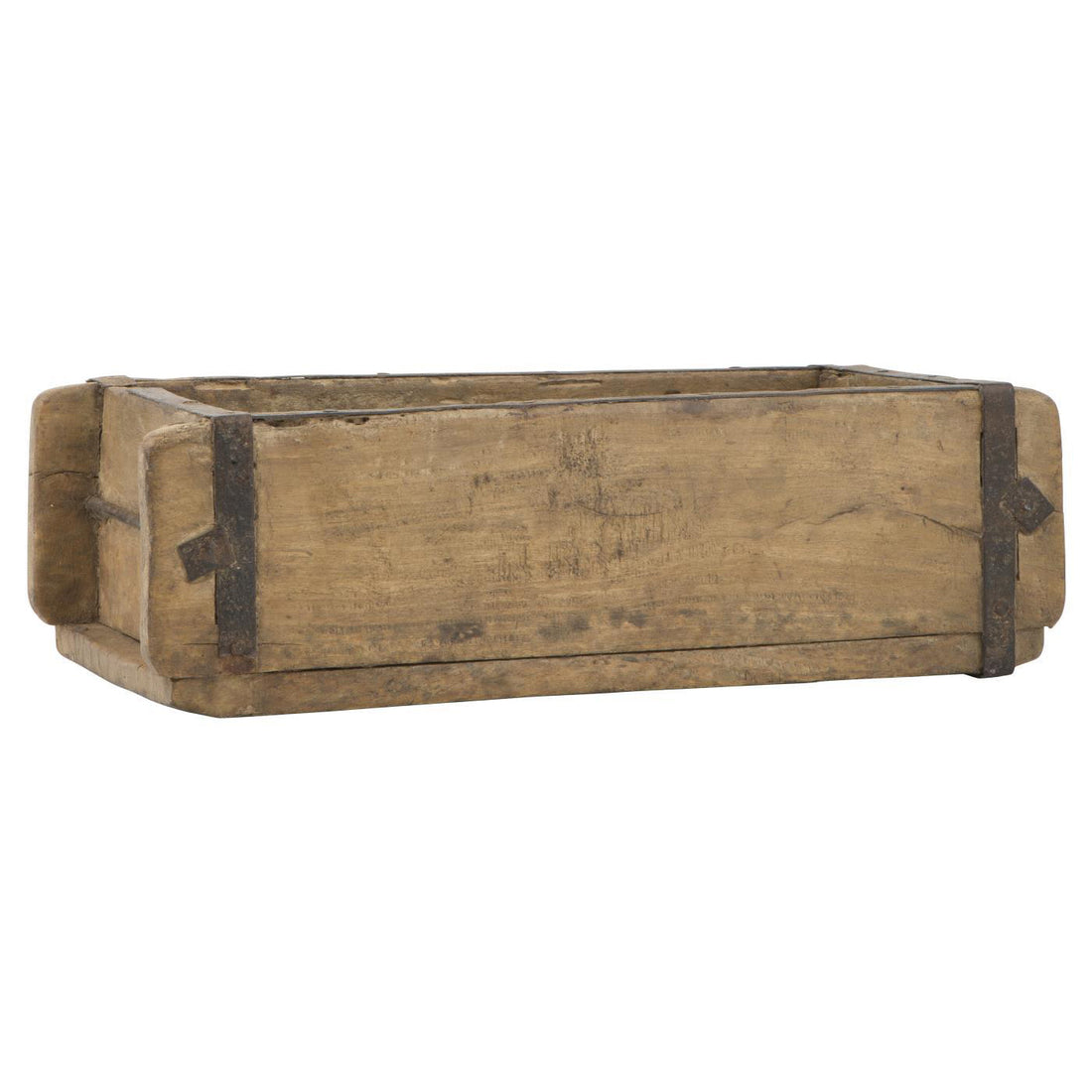 VINTAGE WOODEN BRICK BOX MOULD
