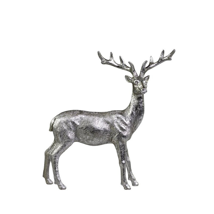 ANTIQUE SILVER DEER | STANDING