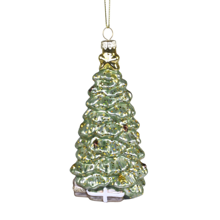 CHRISTMAS TREE WITH PRESENTS BAUBLE