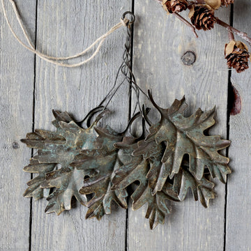 ANTIQUE BRASS LEAF BUNDLE | SET 6