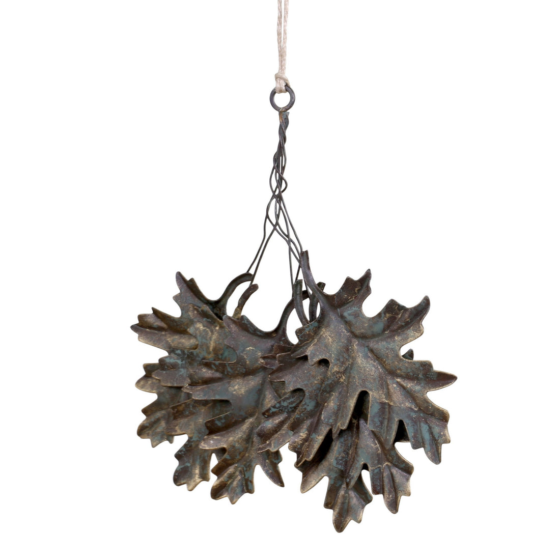 ANTIQUE BRASS LEAF BUNDLE | SET 6