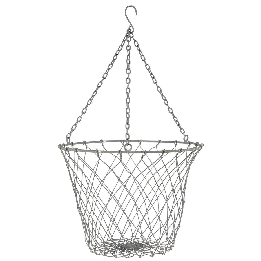 WIRE HANGING BASKET WITH CHAIN