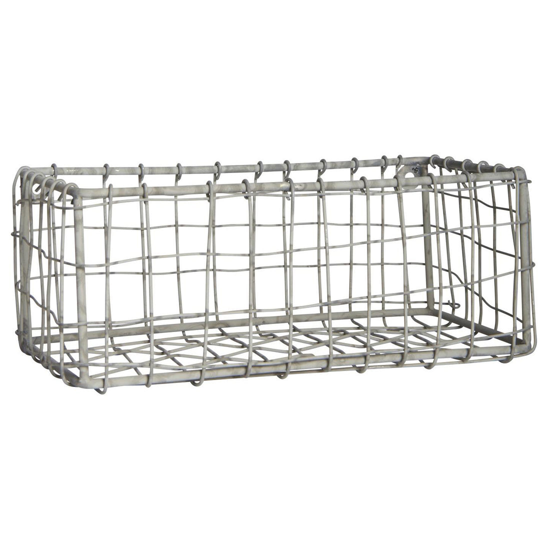 SMALL RECTANGLULAR WIRE STORAGE BASKET