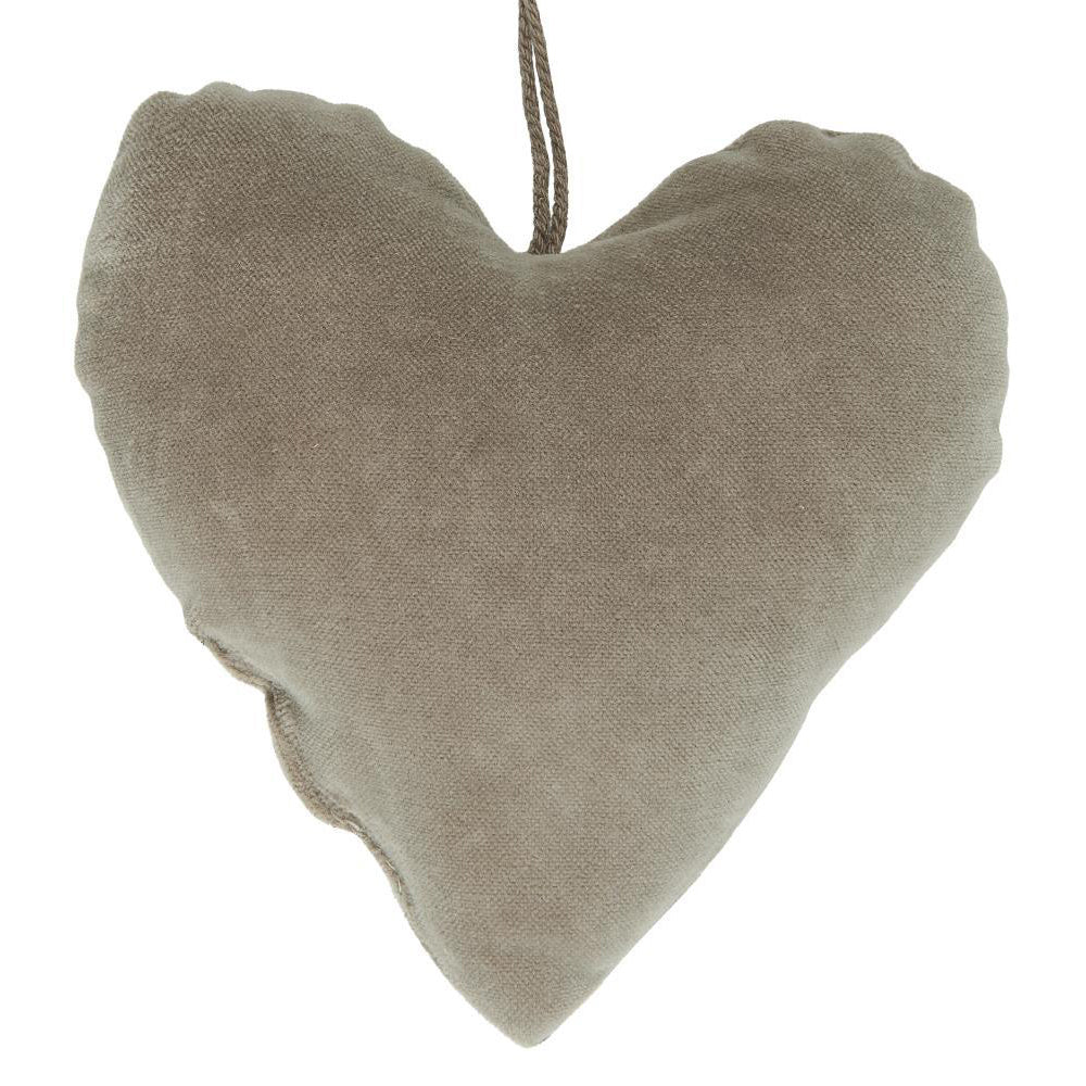 VELVET HEART ORNAMENT