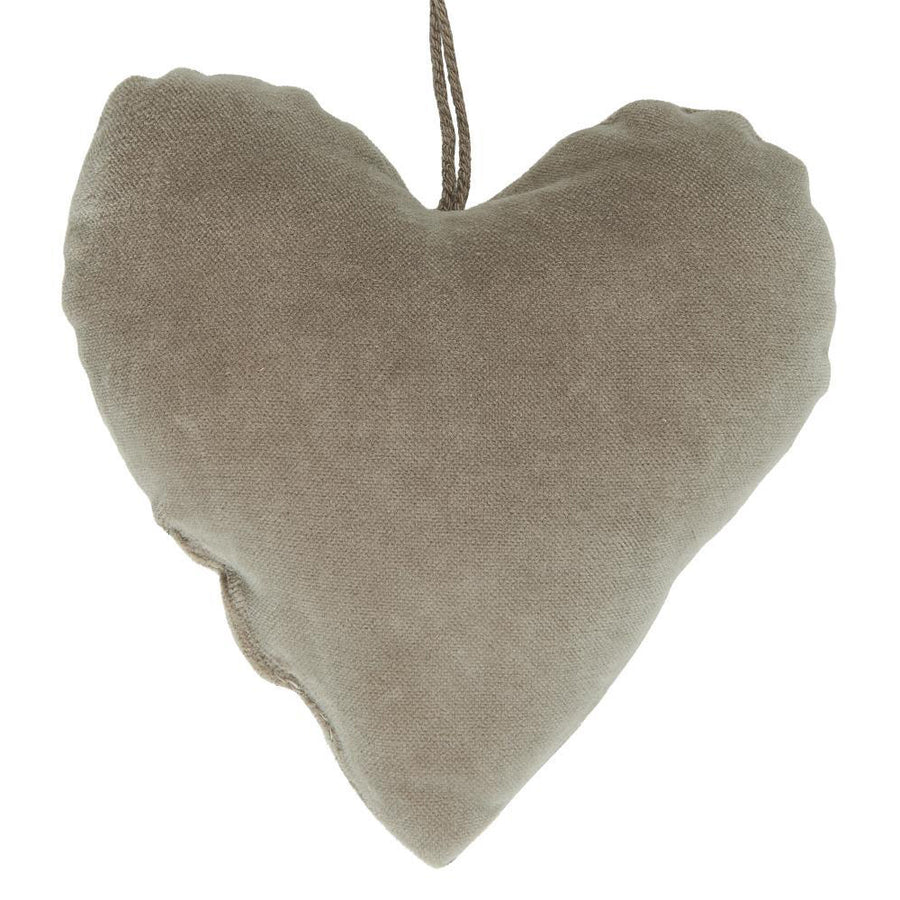 VELVET HEART ORNAMENT