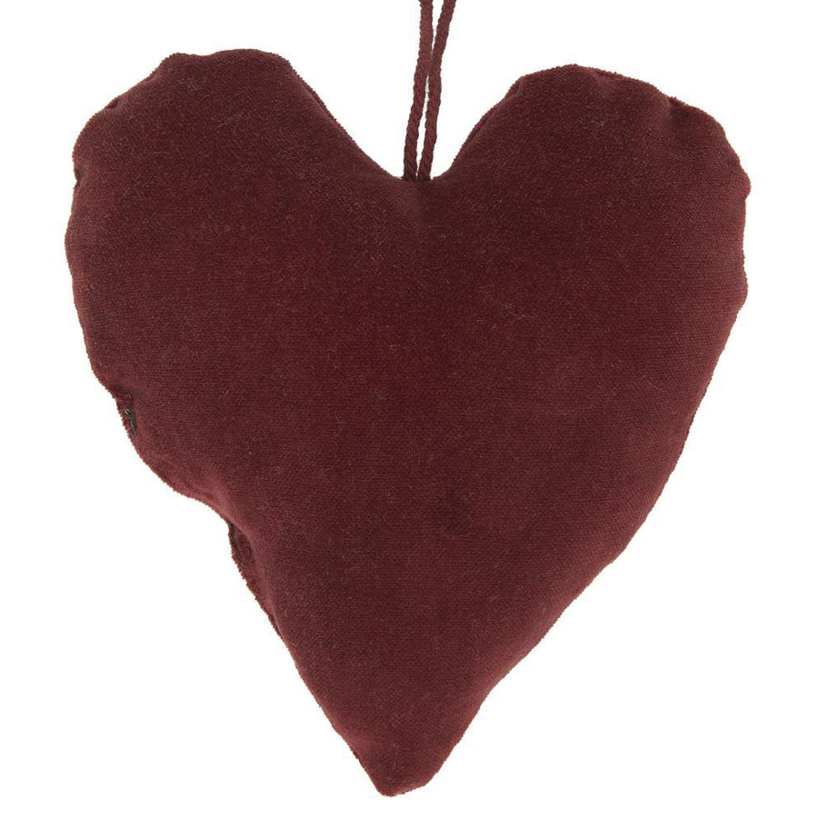 VELVET HEART ORNAMENT